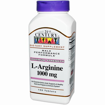 L-Arginine 1,000 mg ขนาด 100 เม็ด