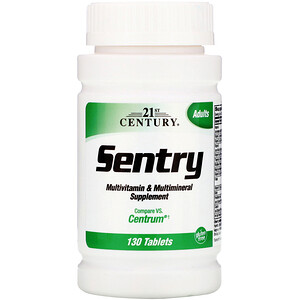 Sentry Multivitamin 130 tablet (Compare to Centrum) - Click Image to Close